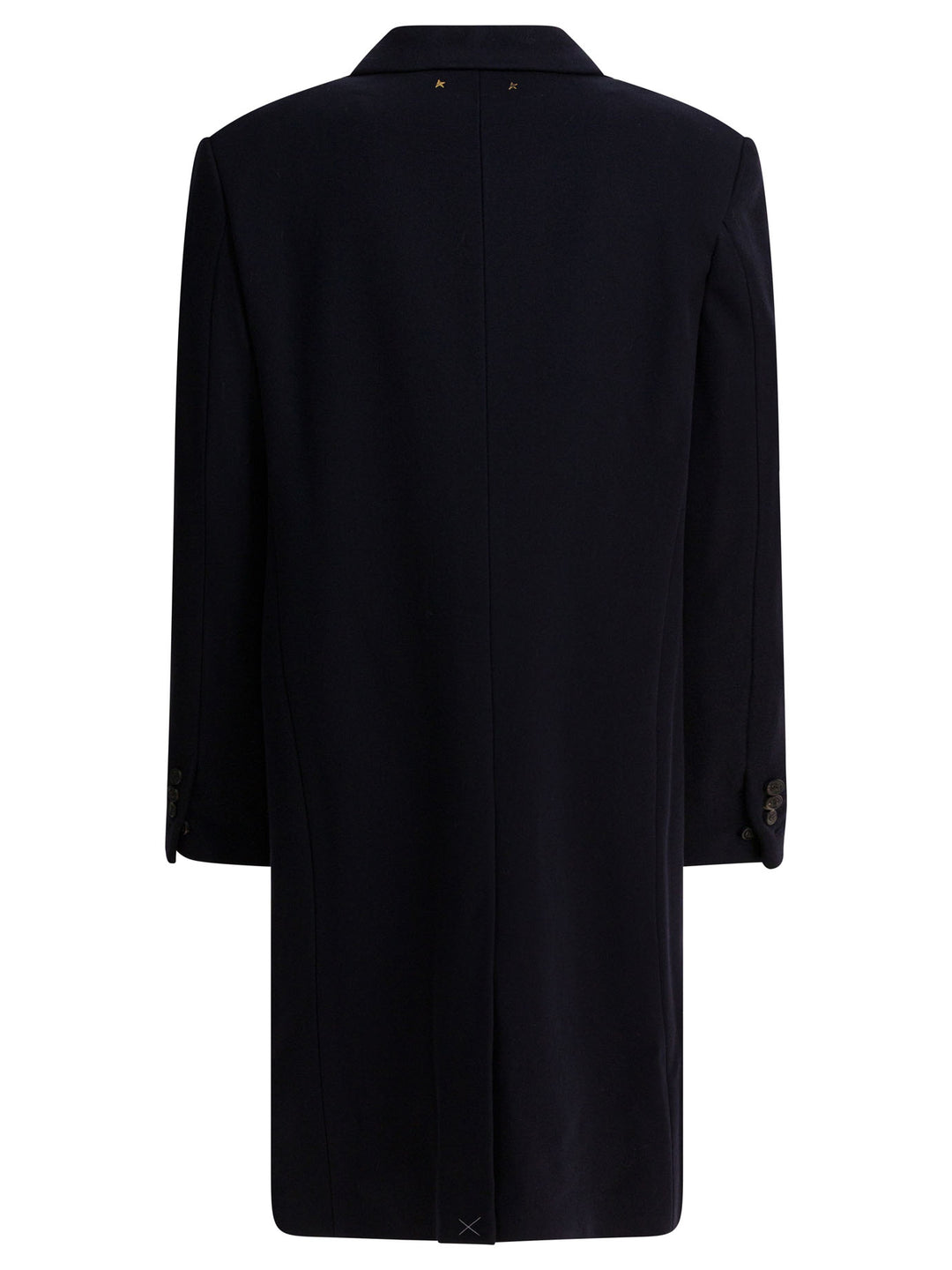 Golden Goose Single-Breasted Wool Coat Jackets and Coats - Blu | ecf8e1b0b785098d70dbb2e397d69599479f7ebd