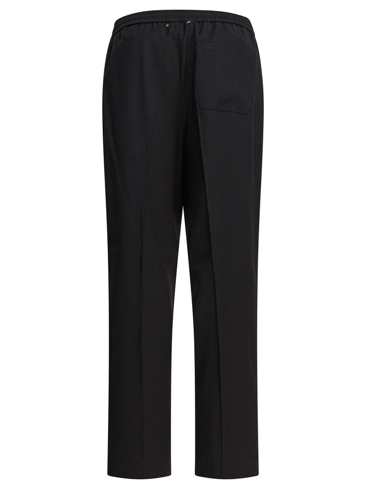 Golden Goose Wool Jogging Pants Trousers - Nero | 83983180f8de8070dc68592ca2772ebde04e94c6