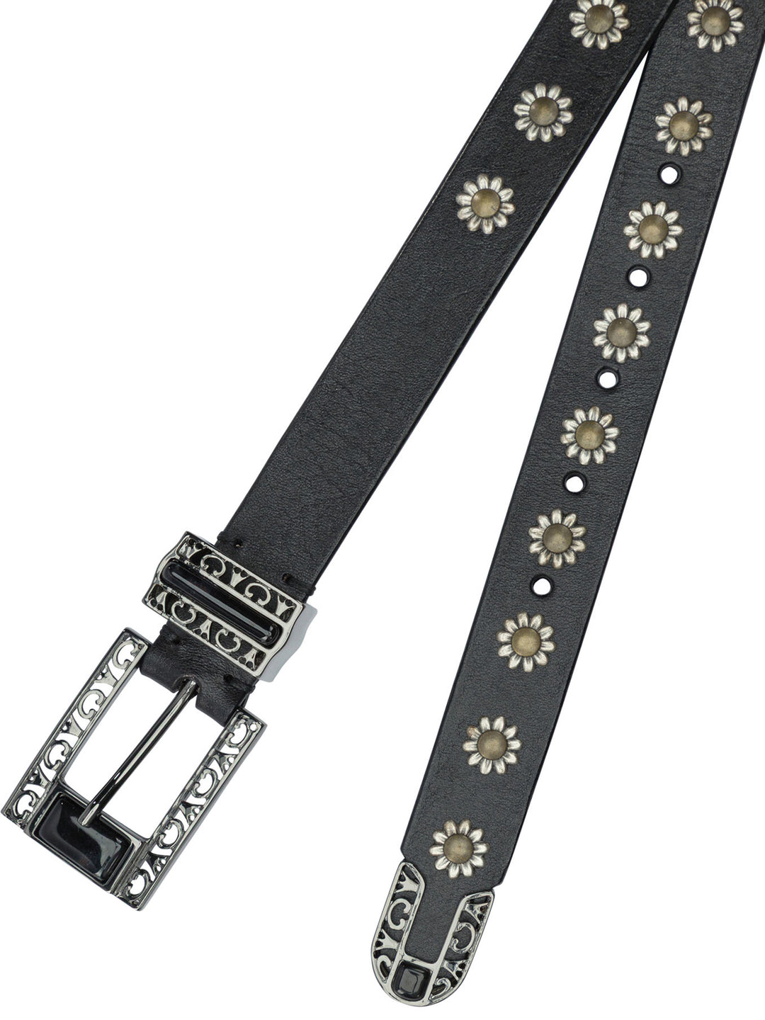 Golden Goose Belt With Embroidery Cinture - Nero | 13274b58e66245608917024fe542c659ce00084a