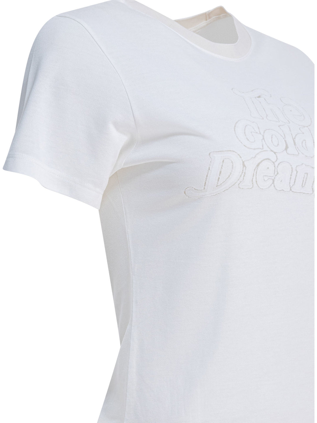 Golden Goose Viscose T-Shirt T-shirts - Bianco | 840def75dd8128f9a6d6439a0339a3a14e3733ef