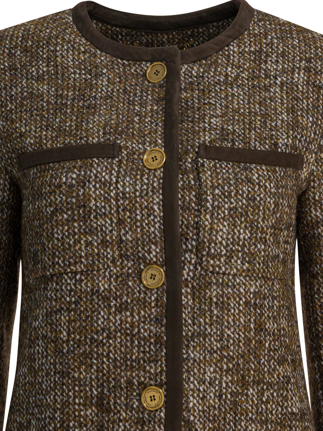Golden Goose Wool Blend Jacket Jackets and Coats - Marrone | 403a69b430d0c42ca72aebd7c1ed78dee53ad885