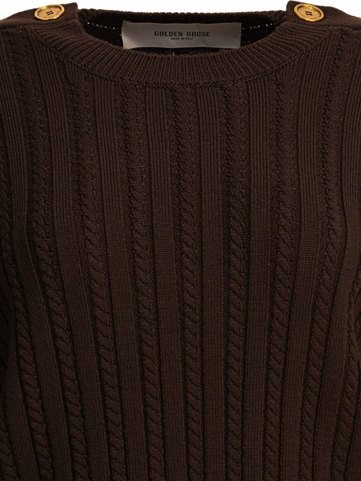 Golden Goose Ofra Knitwear - Marrone | a827b1629ab9dcca36c1965b012fb97dbb696307