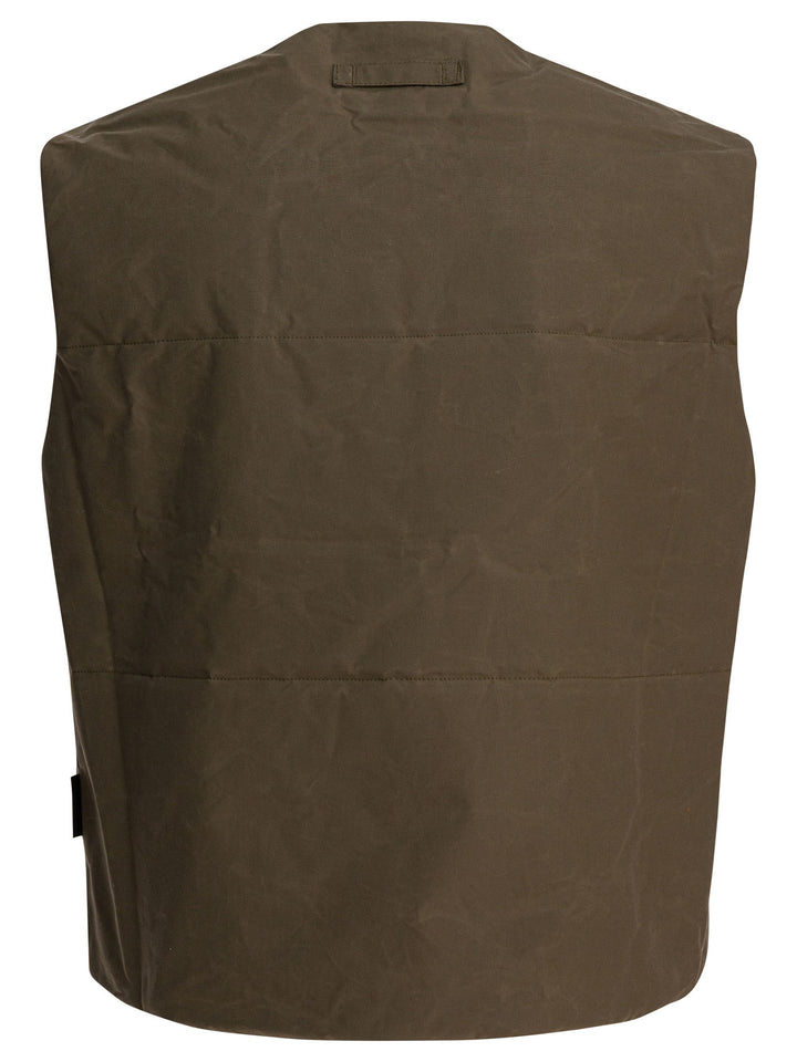 Gr10k Cotton Sleeveless Jacket Jackets and Coats - Marrone | 61dc39fab54076178ced994008c3fcec811f2c12