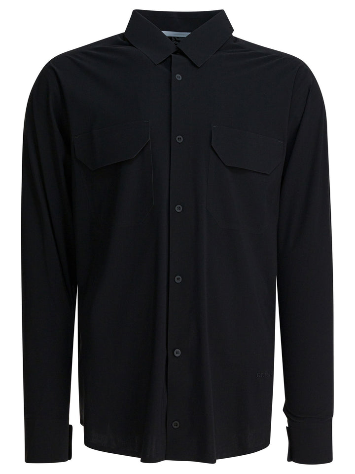 Gr10k Shirt With Pockets Shirts - Nero | 8ac5828c3f9a38eed64084558d83499d8a22074b
