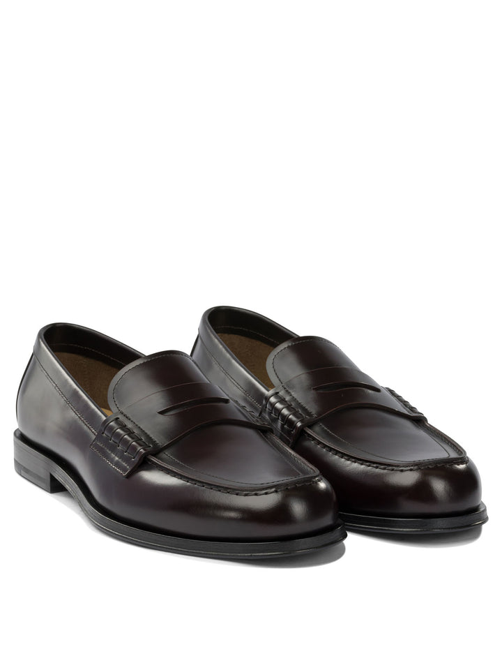 Henderson Baracco Glossy Leather Loafers Loafers & Slippers - Marrone | 326ea47fdc94c06a817c008e2c8d3a478747bd8d