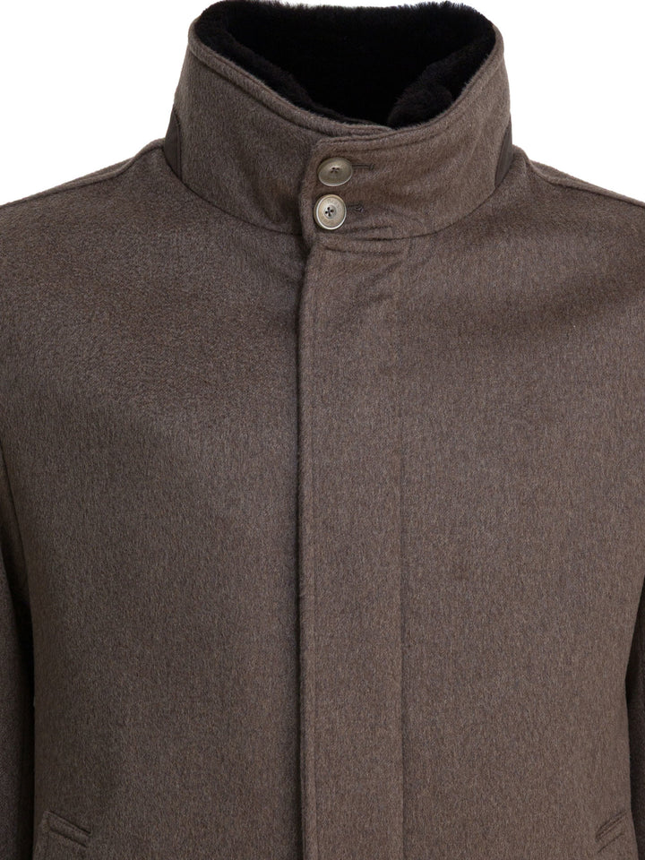 Herno Cashmere Coat Jackets and Coats - Marrone | 933391e94719f319356c08b70ad164dbe3c8ec5c