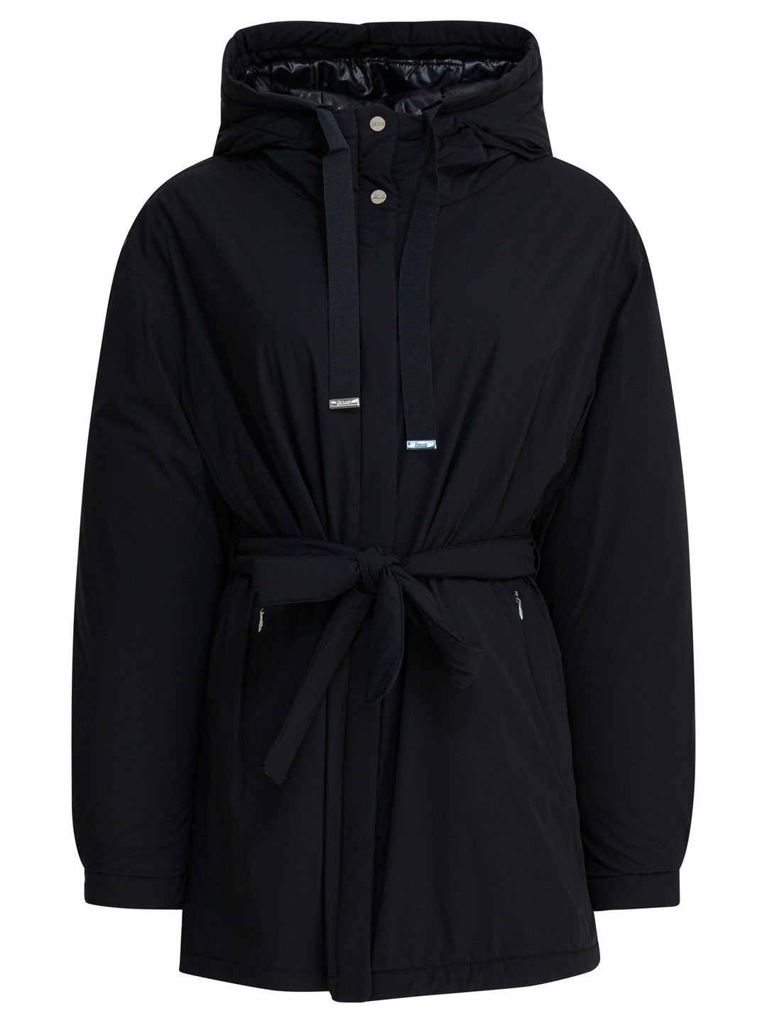 Herno Nylon Hooded Jacket Jackets and Coats - Nero | 3a6d5a53401b802bfd9b697a24eac36f4b8c74cd