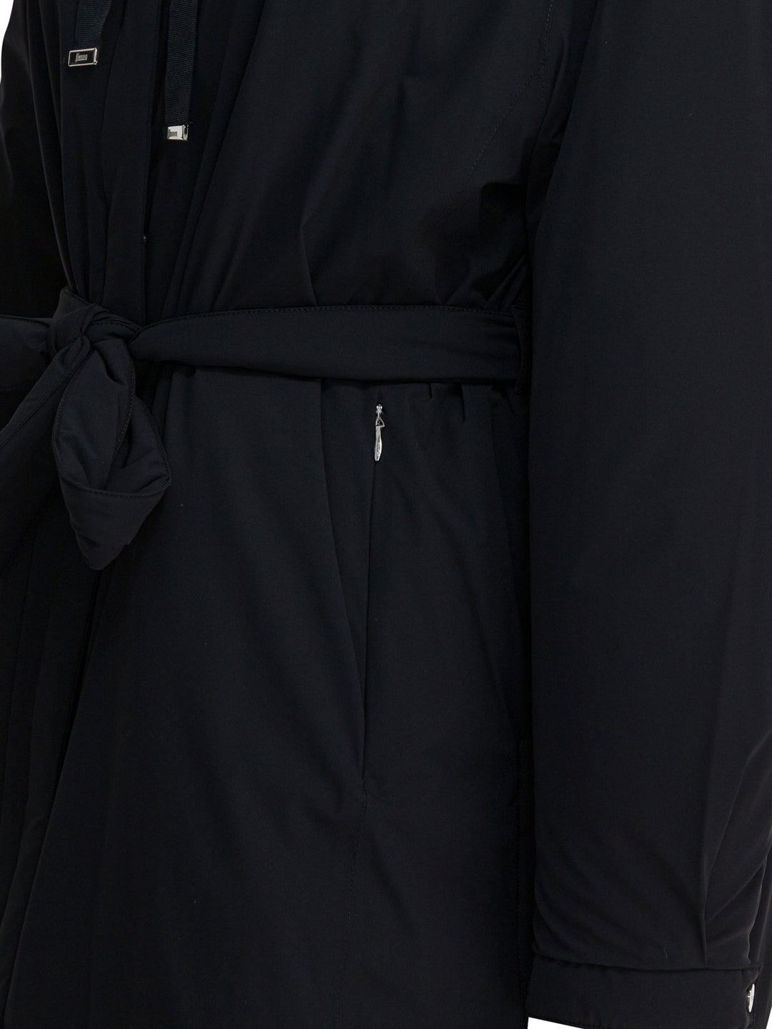 Herno Nylon Hooded Jacket Jackets and Coats - Nero | b9fa44757ffcf87c9bdd0a69781e55d836a91641