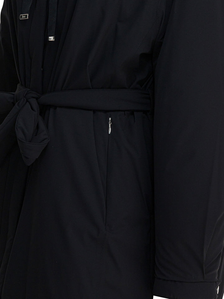 Herno Nylon Hooded Jacket Jackets and Coats - Nero | b9fa44757ffcf87c9bdd0a69781e55d836a91641