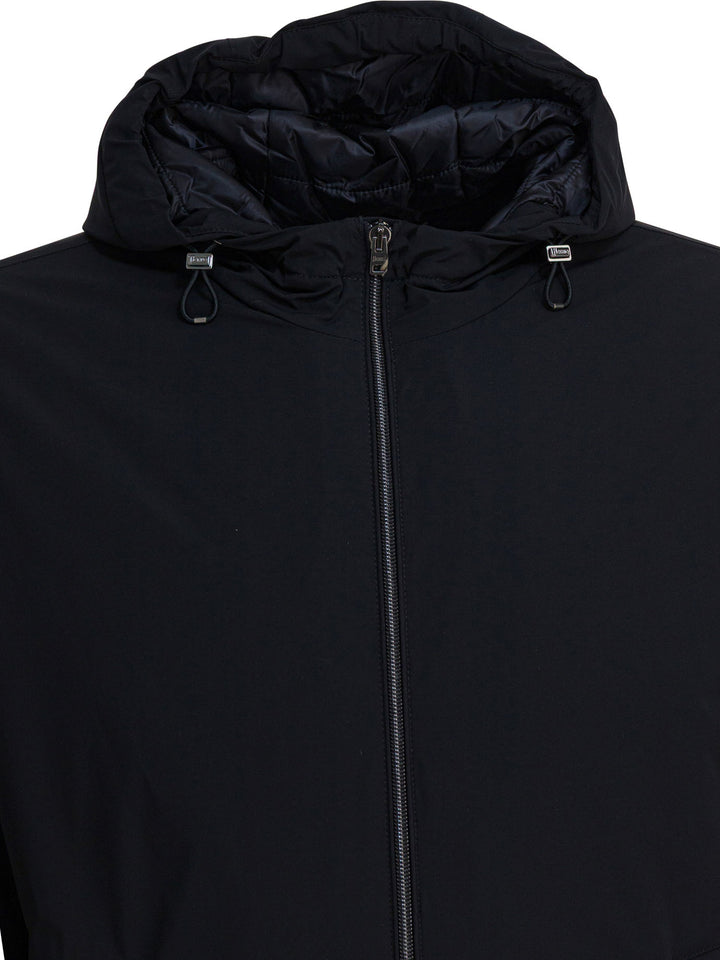 Herno Short Down Jacket With Hood Jackets and Coats - Nero | 365b1ce712dfeb1aa04ed18d3f0c24e56a37c7cc