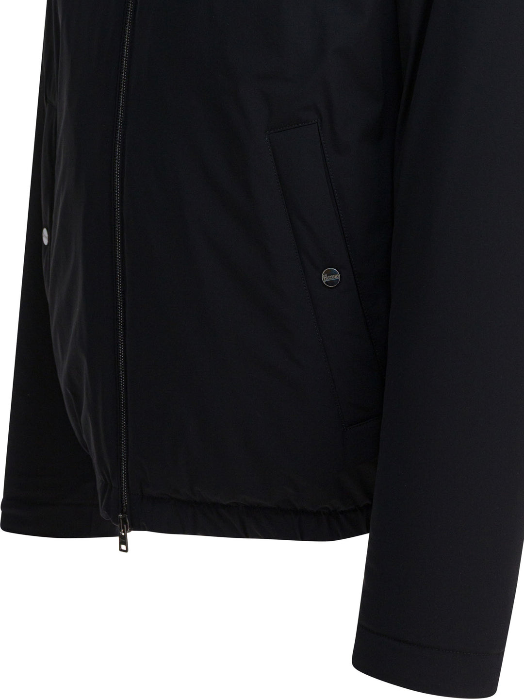 Herno Short Down Jacket With Hood Jackets and Coats - Nero | bbb1689bac0614f0fd46d58b90a74e7a47db1f3f
