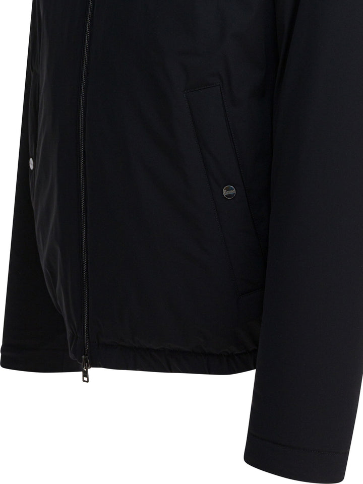 Herno Short Down Jacket With Hood Jackets and Coats - Nero | bbb1689bac0614f0fd46d58b90a74e7a47db1f3f