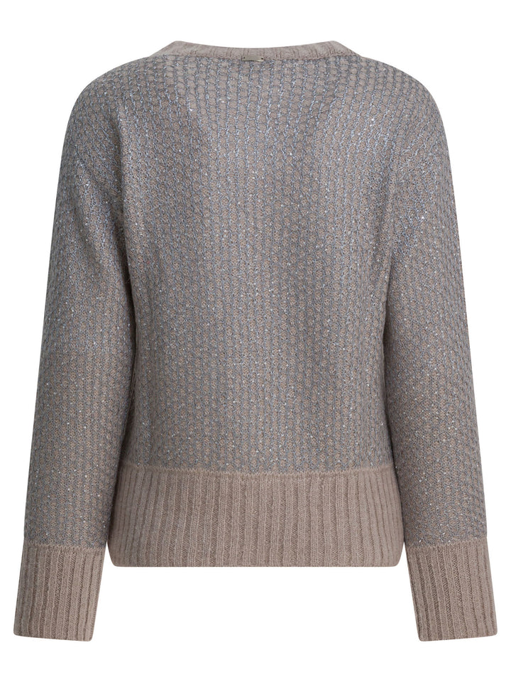 Herno Wool Blend Sweater Knitwear - Beige | de62e8f406081e0b9eb48af992534f6d3d54af4c