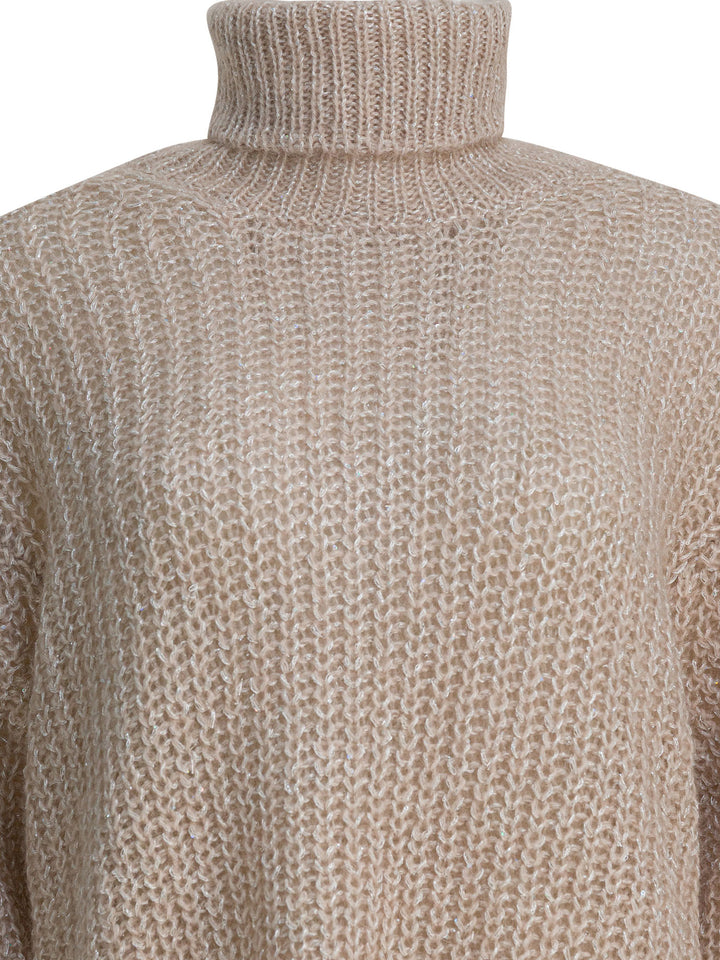 Herno Wool And Alpaca Turtleneck Sweater Knitwear - Beige | 503a6a6370af61eaef696cc32a79bac448fdbe29