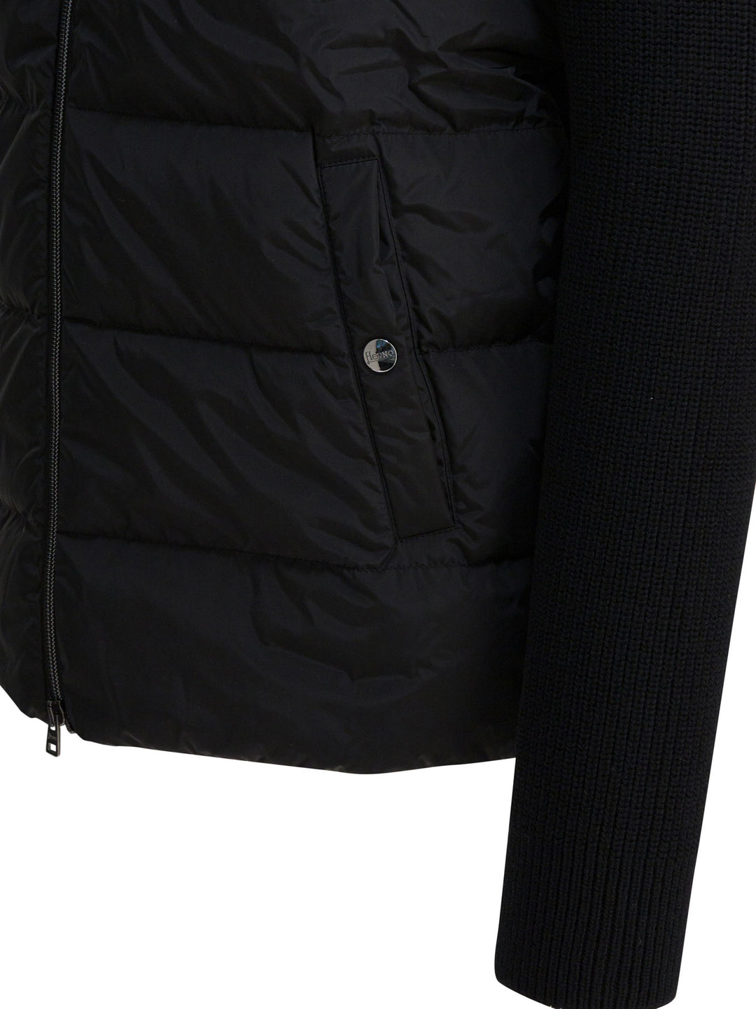 Herno Wool Down Jacket Comforter Jackets and Coats - Nero | 2343d61d900b99fdbe7c45c511d96926f48d5a04