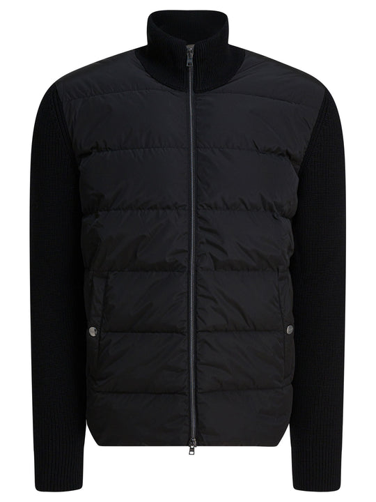 Wool Down Jacket Comforter Jackets And Coats Nero