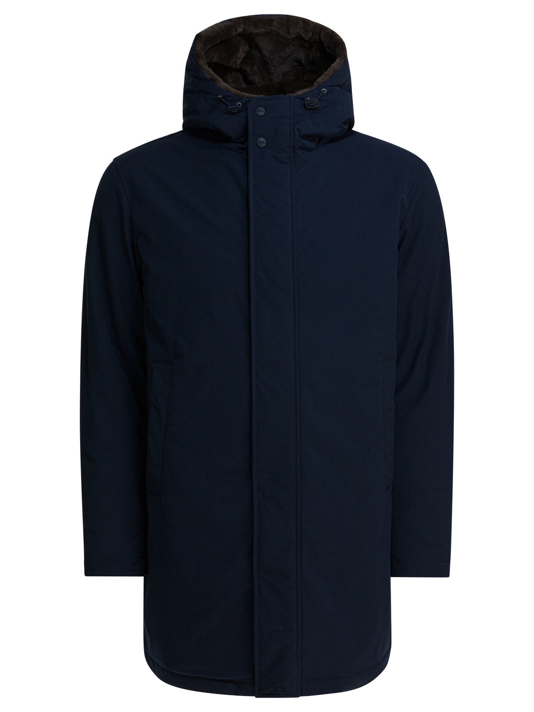 Herno Long Coat With Hood Jackets and Coats - Blu | 5c65a5ffae0508fad87f38e31d0c5bba8b378e98