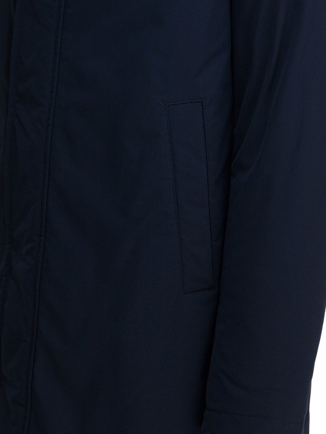 Herno Long Coat With Hood Jackets and Coats - Blu | 59010f6215e54659f8530a1ef65b0bc5662d318f