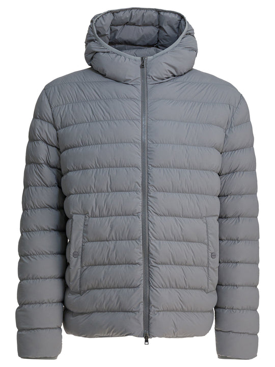 Nylon Down Jacket Jackets And Coats Grey