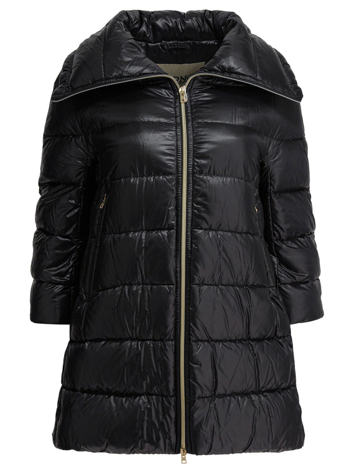 Herno Cleope Jackets and Coats - Nero | e645c869f58124a254b561e3cbee94dfce920382