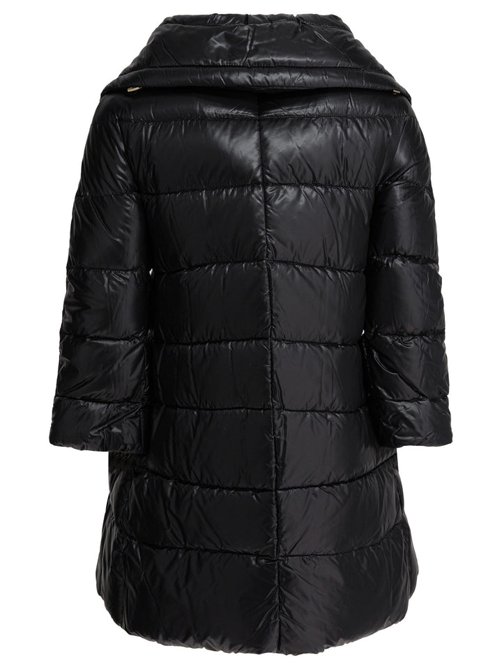 Herno Cleope Jackets and Coats - Nero | d43508c47617c7eb7122a6ce1f1562820c1b4c1a