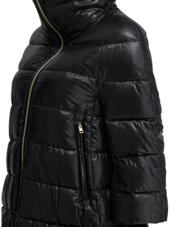 Herno Cleope Jackets and Coats - Nero | f93cf43ef9b6f83af9c1743f33b25ec6ffb407d5