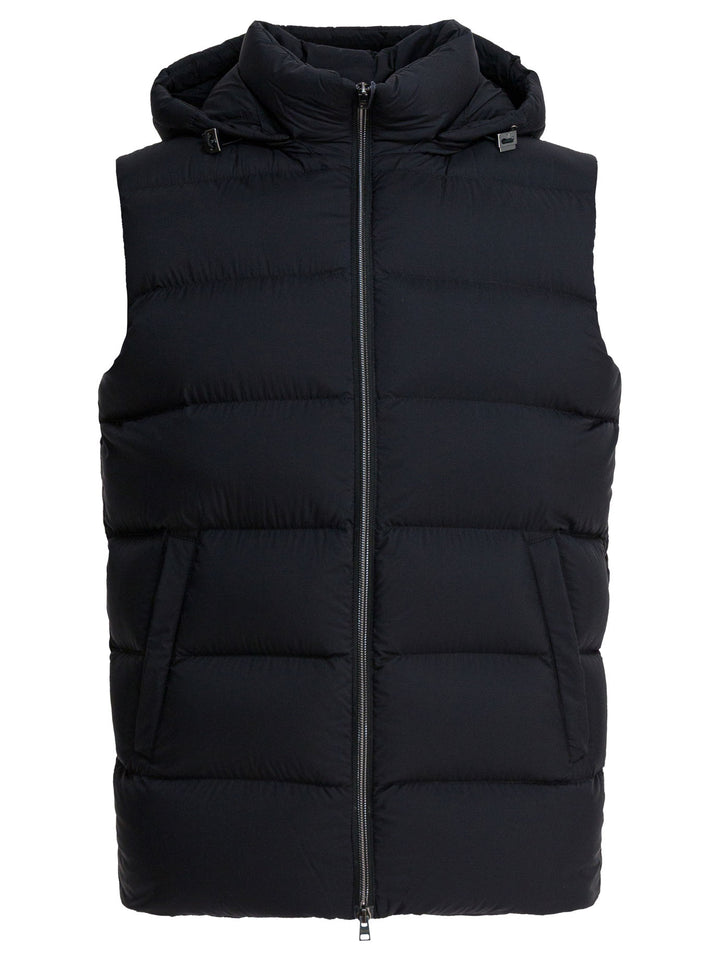 Herno Ecoage Sleeveless Jacket Jackets and Coats - Nero | 1cfc8942a3a98ea7d16a27055086255acf2ff26c