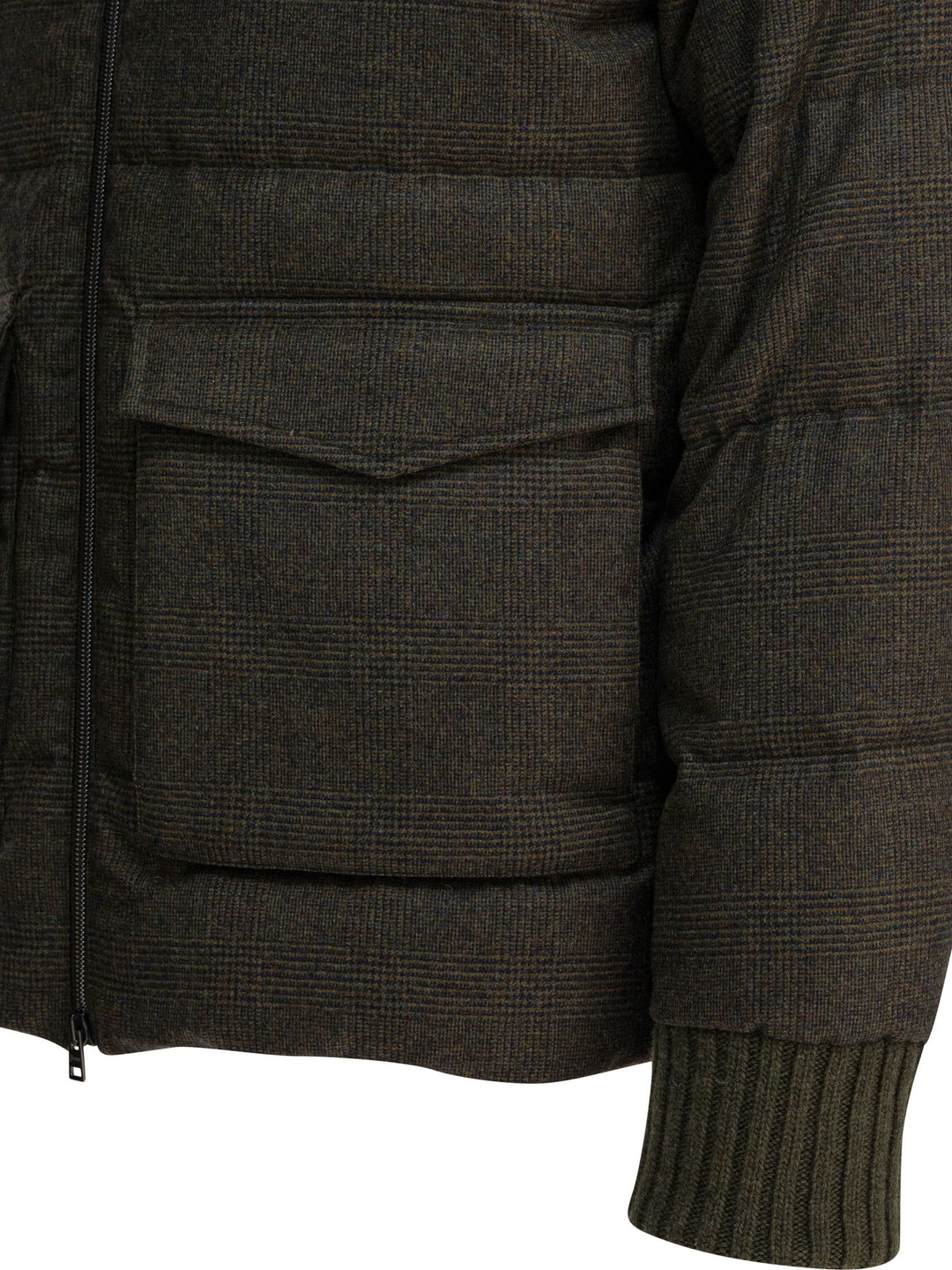 Herno Wool And Cashmere Bomber Jacket Jackets and Coats - Verde | 00c08ec7c4e4e2e9e6d5b1f451b5f4839f0d860f