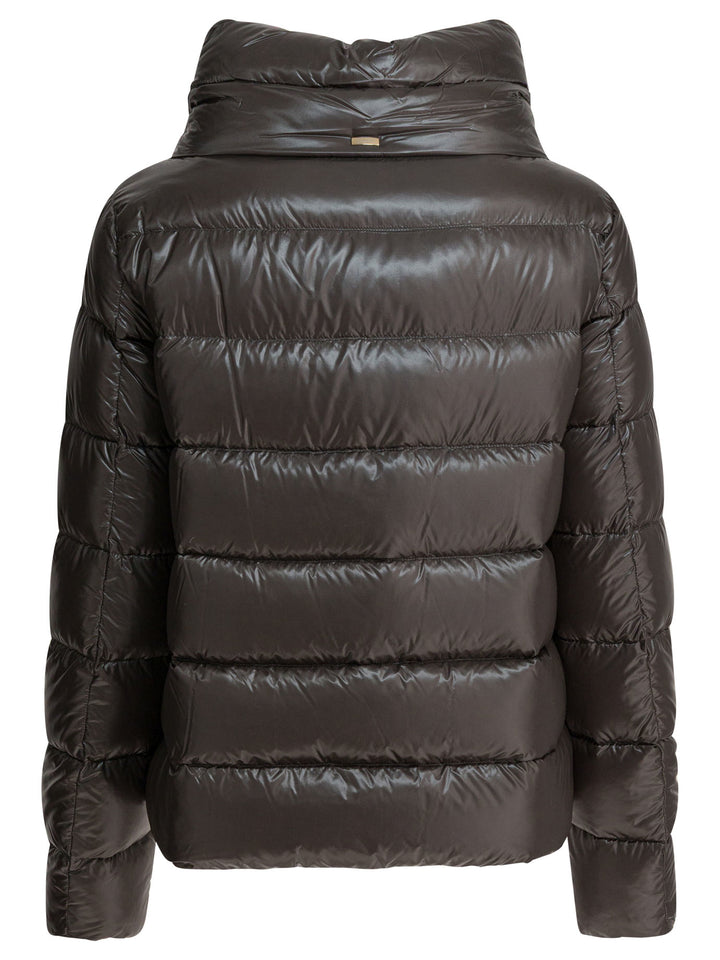 Herno Ultralight Nylon Down Jacket Jackets and Coats - Grey | fb1b75aaa8589adf5ec330ebbb5b00d39523dee8
