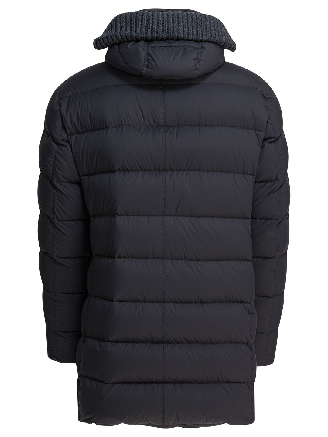 Herno Long Down Jacket With Hood Jackets and Coats - Grey | 2abce76cb1d0c8535a76d80bfc75a1a3ba0153ba