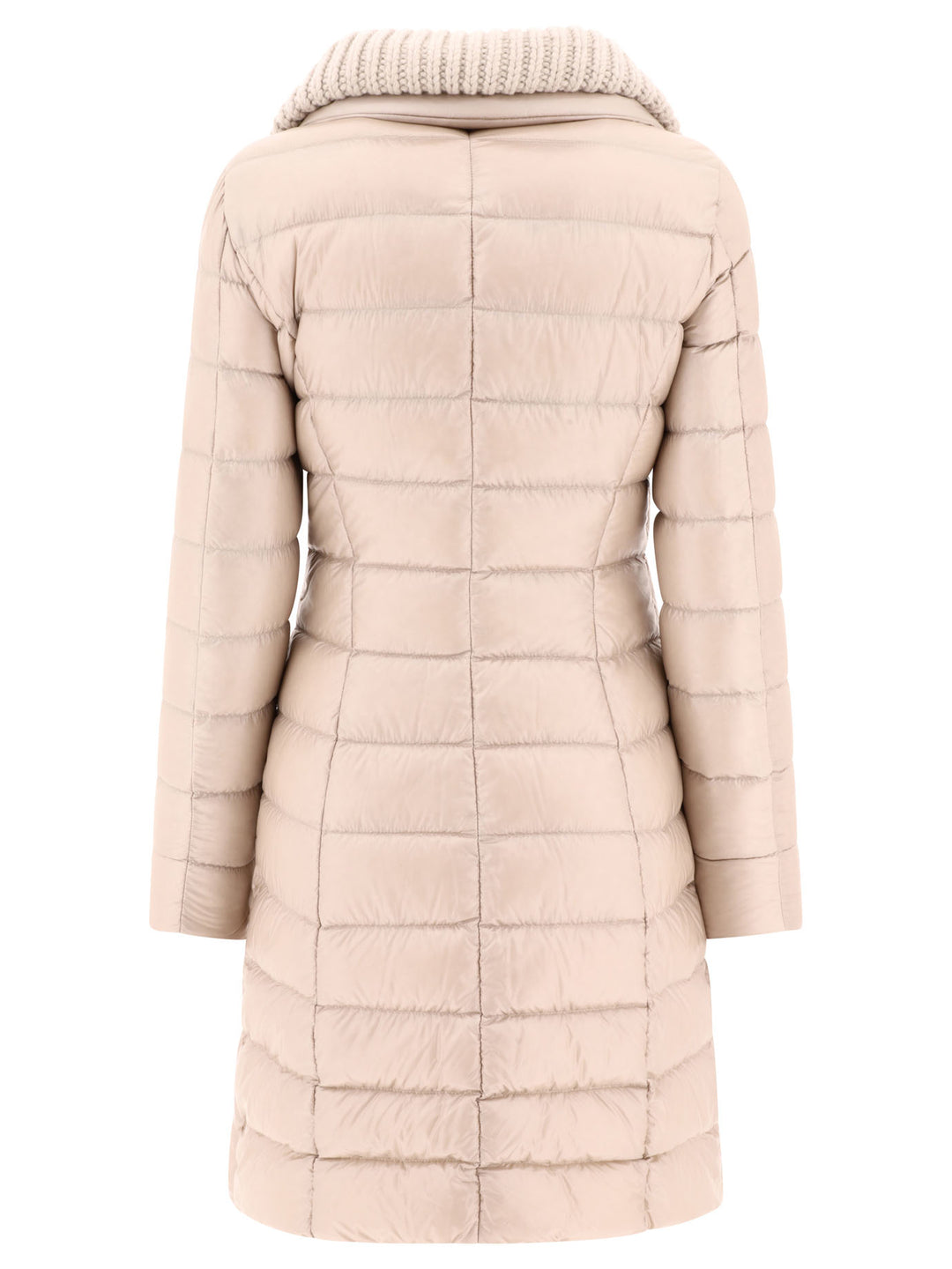 Herno Long Down Jacket With Wool Collar Jackets and Coats - Beige | 0bd353b174bc60d0b5066493d4a041e7355f691c