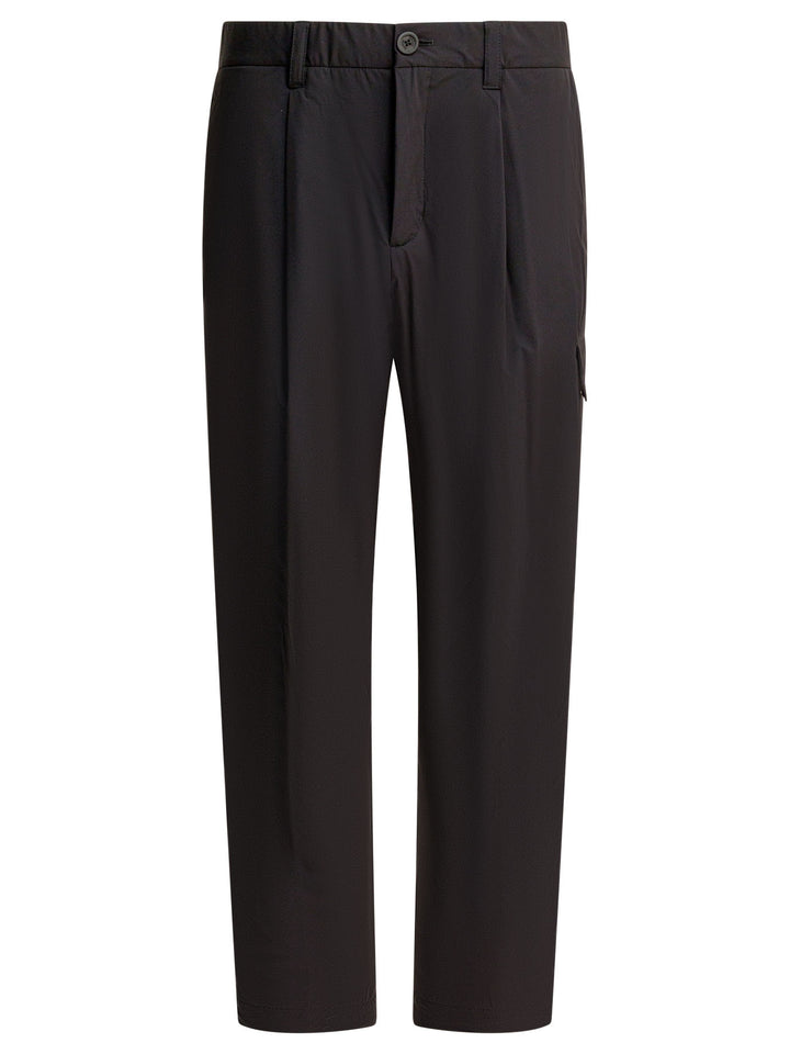 Herno Nylon Cargo Pants Trousers - Nero | 0720d1fe5ba931c668ee11b36ea85abbb6735239
