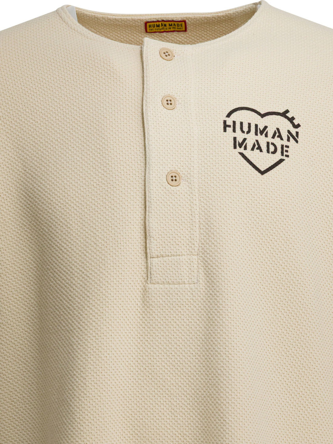 Human Made Henley T-shirts - Bianco | a8a7e4c509702bd1ac7f7336f80ceb96d4a55f22
