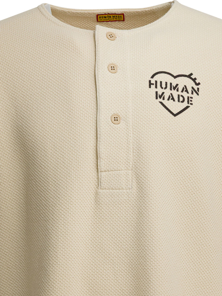 Human Made Henley T-shirts - Bianco | a8a7e4c509702bd1ac7f7336f80ceb96d4a55f22