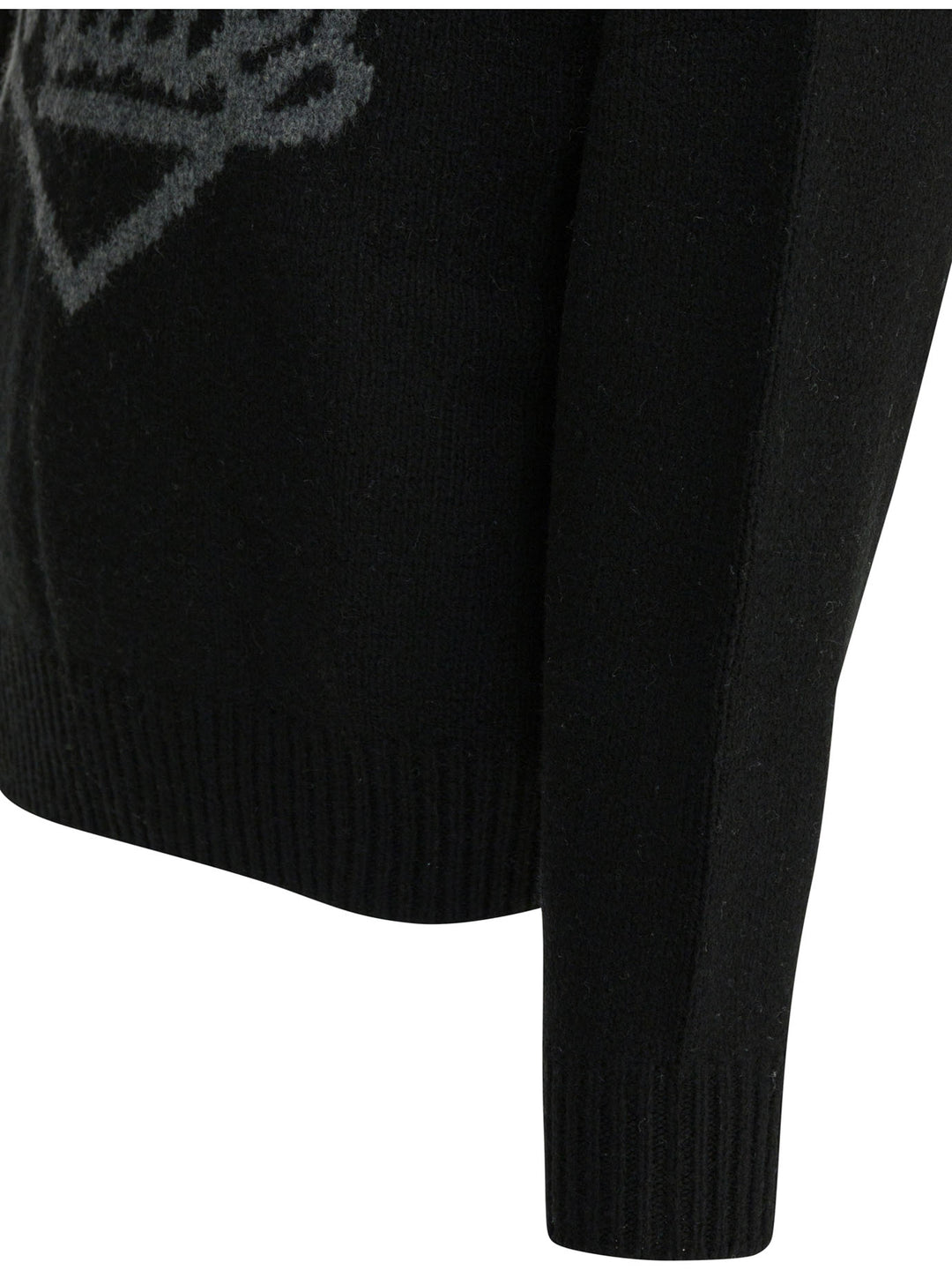 Human Made Wool Crew Neck Sweater Knitwear - Nero | e17f2a0e236c7a5c965aeaee1255386ac14fc08e