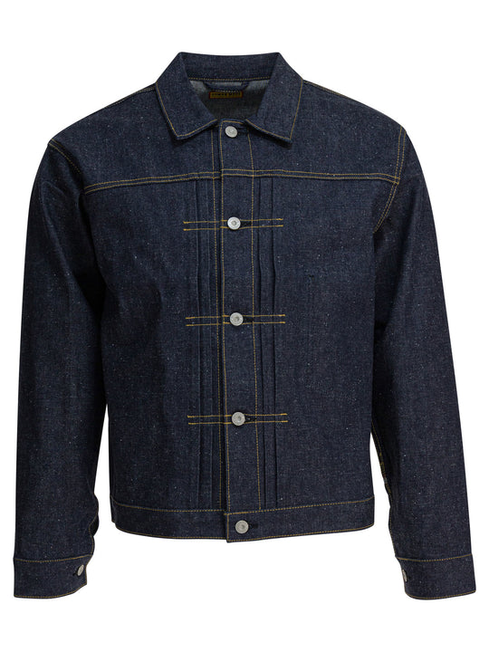 Denim Overshirt Jacket Jackets And Coats Blu
