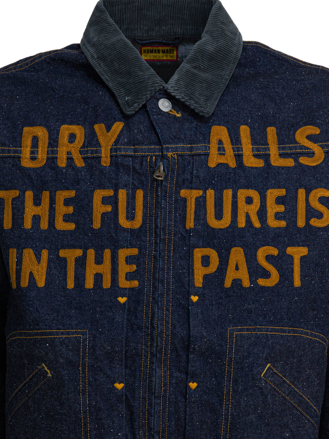 Human Made Dry Alls The Future Is In The Past Jackets and Coats - Blu | abe558a06830077f213cf60ced1e809c6c038180