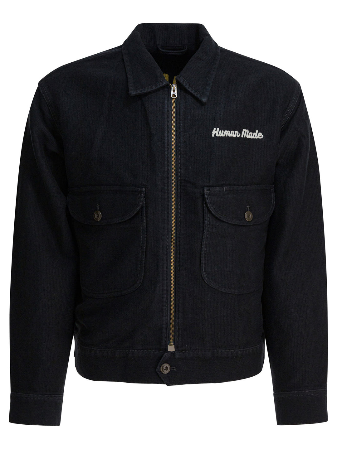 Human Made Zippered Overshirt Jacket Jackets and Coats - Nero | 0713f0386ea8f81f8df03c2e057d47ab86139841