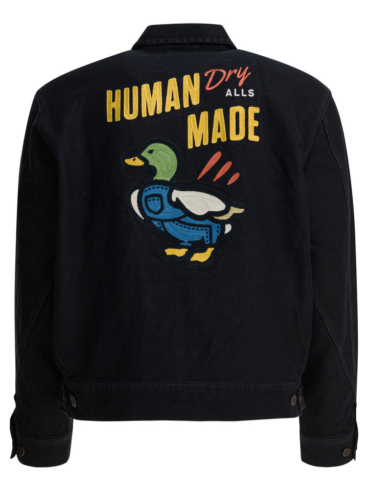 Human Made Zippered Overshirt Jacket Jackets and Coats - Nero | 51d8eb78720c0d62931ccb96f9c54aaf5d484acf