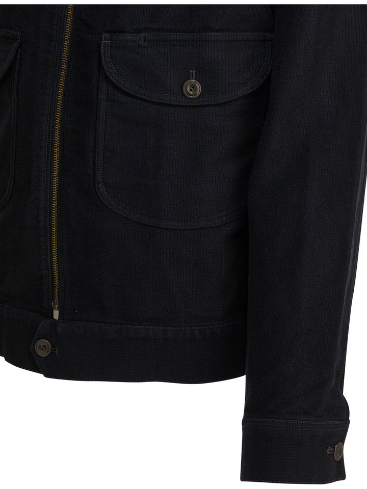 Human Made Zippered Overshirt Jacket Jackets and Coats - Nero | 0b23391f5debc3a42d20a5d4c52e18d06413a656