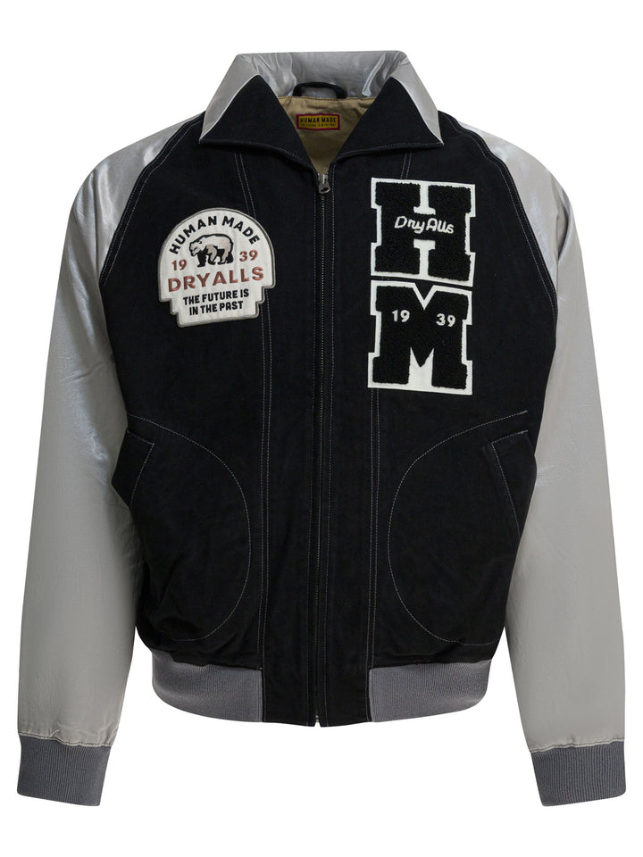 Human Made Varsity Jackets and Coats - Nero | 1c4ba50483cd8376c78029f76a848da6c2f2acd7