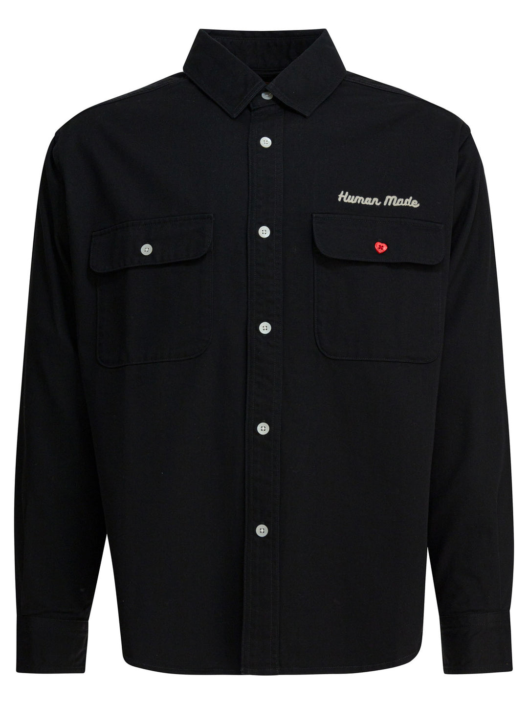 Human Made Overshirt Jacket With Print Jackets and Coats - Nero | 3227688632e862cf47a48d488c3970ccca8f00fb