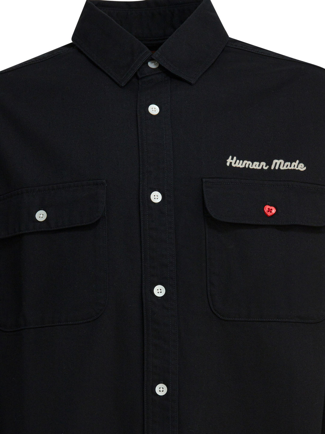 Human Made Overshirt Jacket With Print Jackets and Coats - Nero | 944dcd5b47a46ea3ef4873c854a04a7836631e63