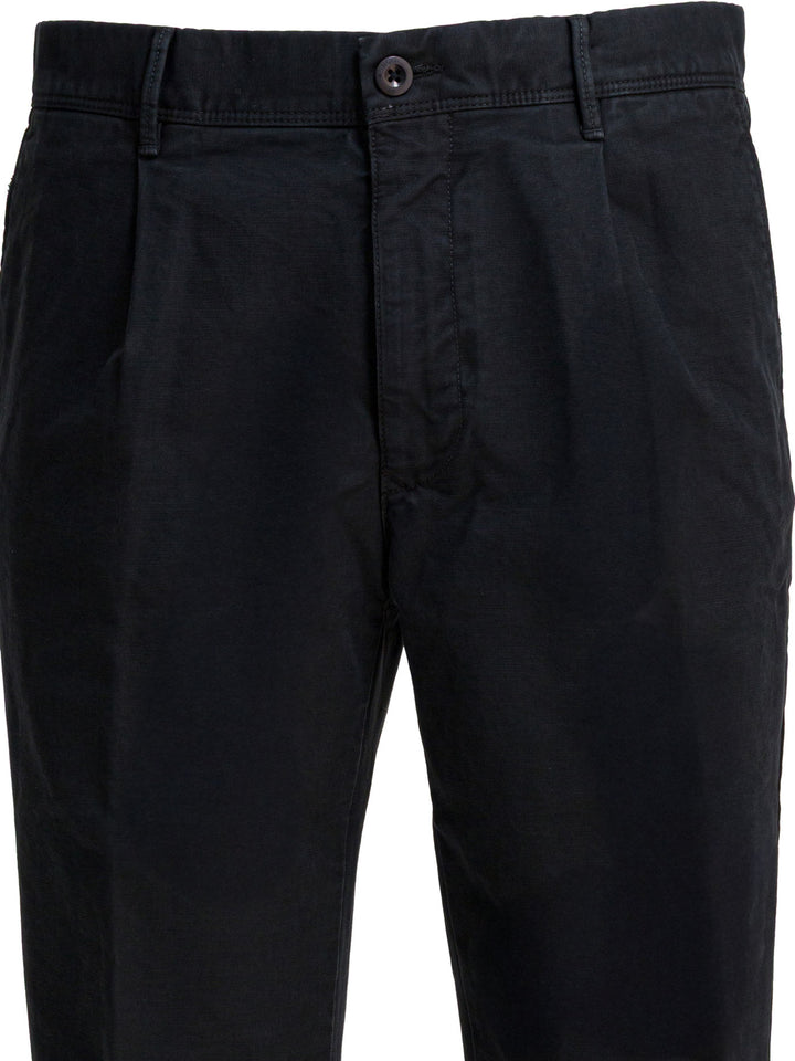 Incotex Slacks Tapered Fit Trousers - Nero | b38d391473f32c950d5b976d7a665071732a16ec