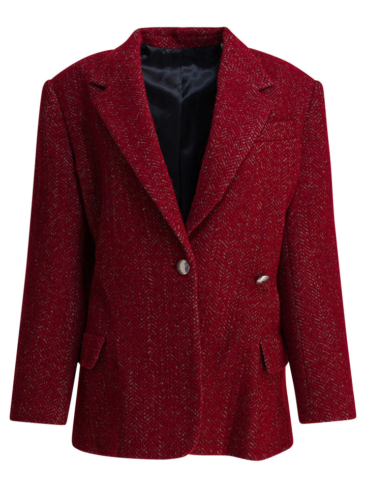 Isabel Marant Gallie Jackets and Coats - Rosso | 0a86d2211110431cded0551cedc45ebc7d96846e