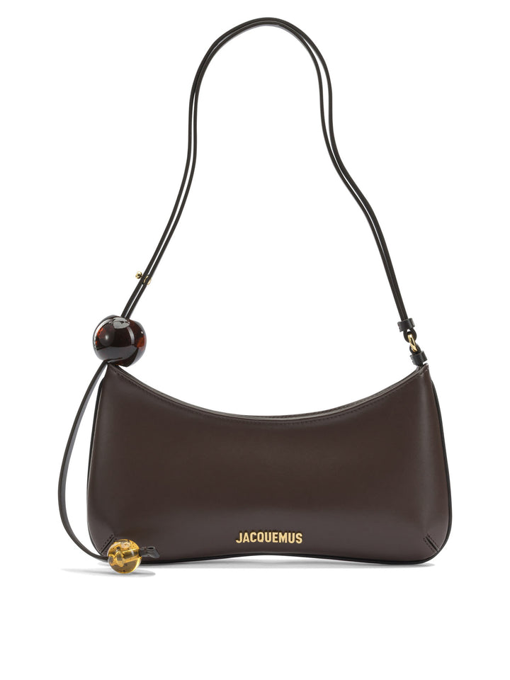 Jacquemus Le Bisou Perle Borse a Spalla e Tracolla - Marrone | 5096fe5803cf18ad79ea856f6800b67fbad52c51