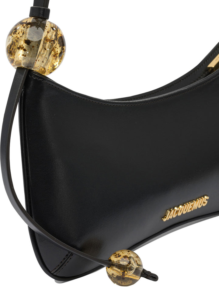Jacquemus Le Bisou Perle Borse a Spalla e Tracolla - Nero | 075ae87b9649ead053b5b71dfa5783a1326d46ce