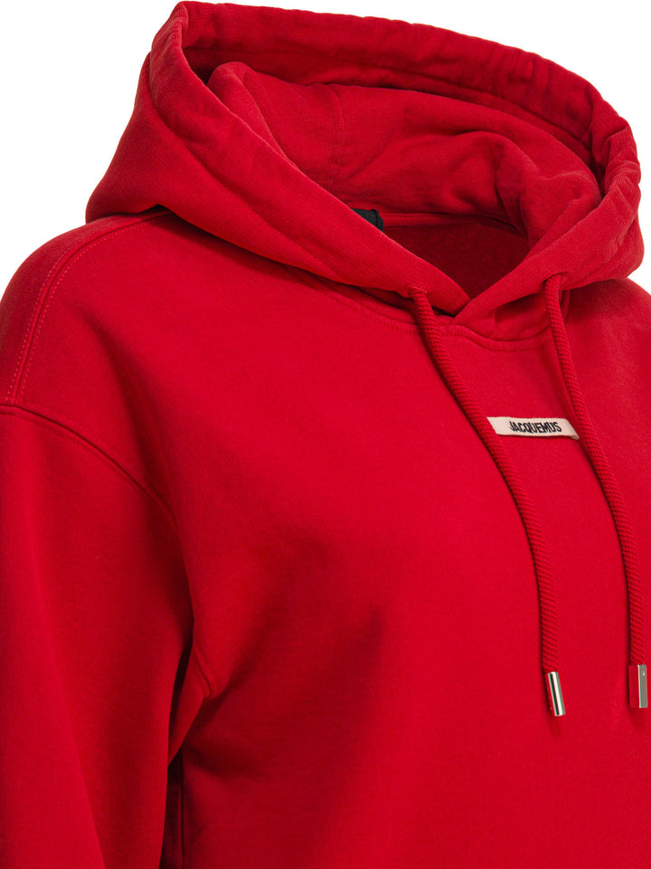 Jacquemus Gros Grain Sweatshirts - Rosso | 88f185ff34cac9659f64f0df966d2882ec3471b4