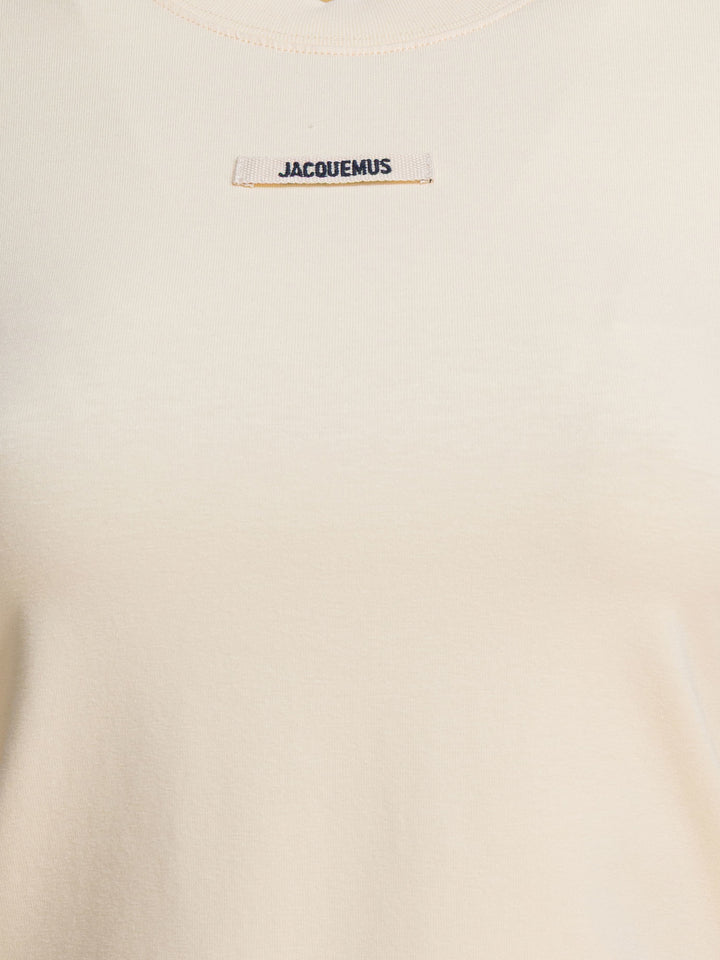 Jacquemus Gros Grain T-shirts - Beige | 816fbf1f21850cd8fda7351d9ea38ac5c3d89705