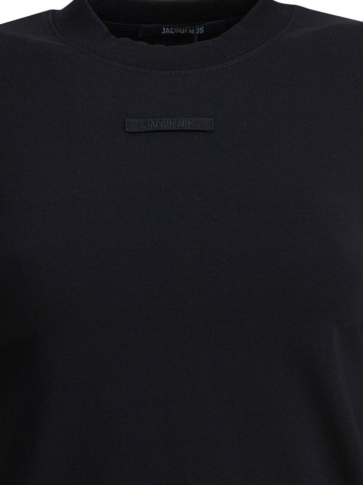 Jacquemus Gros Grain T-shirts - Nero | 502c476d7a39a0c1576b45ef14d6d8c6f6b08390